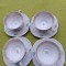 Portelan Bareuther Waldsassen Bavaria, set de 4 cesti de cafea