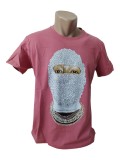 Tricou roz unisex - L