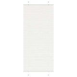 Jaluzea plisată alb 95x200 cm Lățime țesătură 94,4cm poliester