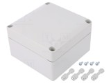 WEIDM&Uuml;LLER Carcasă Universală Policarbonat IP67 120x120x75mm Gri Deschis -50...130&deg;C Cod MPC 12/12/07