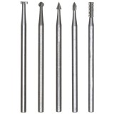 Proxxon 28710 - Set freze 2.35-3.1 mm tija 2.35 mm otel-wolfram-vanadiu 5 bucati