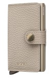 Secrid portofel de piele PEBBLE culoarea bej, MPe-Cappuccino