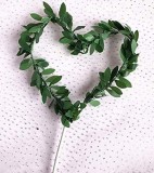 Decoratiune pentru tort AILEXI, plastic, verde inchis, 13,5 x 13 cm