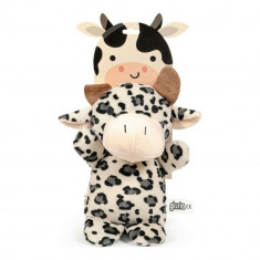 Jucarie de plus pentru caini Cow, Gloria, 20 cm, poliester