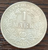 (A970) MONEDA DIN ARGINT GERMANIA - 1 MARK 1915, LIT. A, WILHELM II, Europa