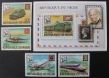 Niger 1979 Rowland Hill set+perf. sheet MNH DA.082, Nestampilat