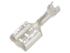 Terminal plat 6,3mm 0,8mm mama pentru cablu 0,5-1mm? crimpat foto
