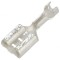 Terminal plat 6,3mm 0,8mm mama pentru cablu 0,5-1mm? crimpat