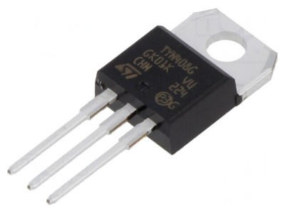 Tiristor 400V 8A TO220AB THT foto