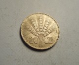 Uruguay 20 Centesimos 1942 Argint