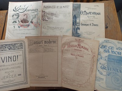 LOT 7 PARTITURI ROMANESTI, INTERBELICE foto