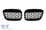 Grile rinichi diamantate lac negru potrivite pentru BMW X3 G01, X4 G02 2019-2021 Performance AutoTuning