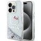 Husa pentru iPhone 14 Pro Max - Hello Kitty Hardcase Liquid Glitter Charms Kitty Head (HKHCP14XLIKHET) - Silver
