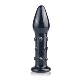 Cumpara ieftin Dop Anal Din Sticla Borosilicata Glass Romance, Negru, 14 cm, Lovetoy