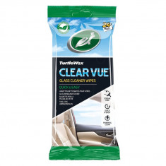 Servetele Turtle Wax Clear Vue Glass pentru curatarea geamurilor - Pachet de 24 Bucati AutoDrive ProParts