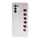 Husa compatibila cu Oppo Find X2 Pro model Flower wall, Silicon, TPU, Viceversa, Transparent, Carcasa