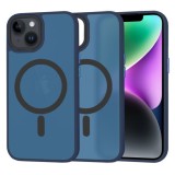 Husa pentru iPhone 14 - Techsuit HaloFrost&nbsp;MagSafe Series - Deep Blue