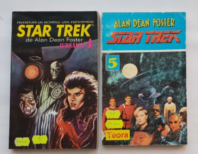 2 x STAR TREK: Alan Dean Foster - Star Trek Jurnalul 4 / Star Trek 5 foto
