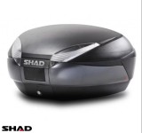 Cumpara ieftin Cutie portbagaj (topcase) Shad model SH48 culoare: negru (volum: 48 litri) &ndash; include placa de montaj