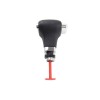 Nuca schimbator viteze, Emzone, Metal/Plastic, Compatibil cu VW/Skoda, 145 x 60 mm, Negru/Crom