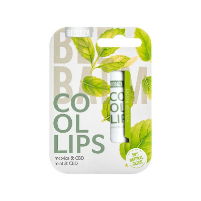 Balsam Natural pentru Buze Cool Lips 4.5 grame Biobaza foto