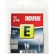 Cuie zincate tip J, 16 mm, model E, 1000 buc, pentru capsator Novus STE002414