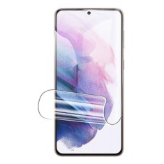 Folie de protectie compatibila cu motorola moto e20, flexible, silicon, protectie completa,instalare usoara, full glue,hydrogel htpmagA?, transparenta foto
