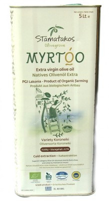 Ulei de masline extravirgin Myrtoo bio 5 litri Stamatakos foto