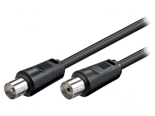 Cablu coaxial 0,5m 9,5mm priză negru