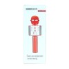 Microfon karaoke, Wireless, Bluetooth, Boxa incorporata, 2600 mAh, Auriu rose/Argintiu