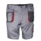 Pantaloni scurti de protectie marimea ld, gri, gramaj 190g/m2, 20% poliester 80% bumbac