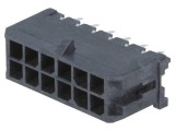 Soclu Micro-Fit 3.0 12 pini 3mm 5A drept, MOLEX