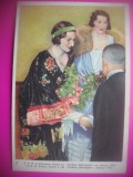 HOPCT 6410 LA CINEMA METROPOLE -1934 -REGINA ASTRID-FAMILIA REGALA BELGIA-CROMO LITHO-CIOCOLATA COTE D&#039;OR