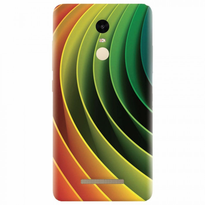 Husa silicon pentru Xiaomi Remdi Note 3, 3D Multicolor Abstract Lines