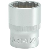 Yato YT-1284 - Capat cheie tubulara cu profil hexagonal interior 12 laturi 22 mm 1/2 inch