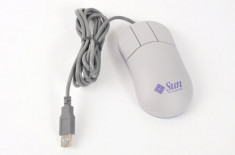 Mouse Bila, SUN, Model Crossbow, USB, White foto