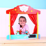 Teatru de papusi din lemn, BigJigs Toys