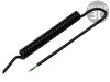 Cablu spiralat neecranat PUR negru 3x0,5mm2 300V 0,3-1,2m