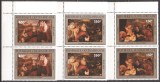 REPUBLICA CENTRAFRICANA 1985 PICTURA CRACIUN ( serie dantelata x 2) MNH, Nestampilat