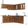 VidaXL Set dulap de bucătărie din 11 piese &bdquo;Kalmar&rdquo; stejar afumat Lemn 3314916