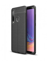 Husa telefon Samsung A9 (2018), material moale TPU, neagra, subtire, durabila, usoara, Autofocus foto