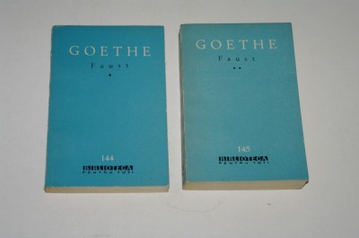 Faust - Goethe - 2 vol. - 1962 foto