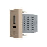 Cumpara ieftin Modul Priza USB-A + USB-C, 20W LIVOLO SmartElectro IntelligentHouse