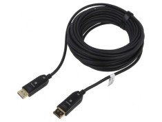 Cablu DisplayPort 2.0 Optic 10m Negru HDCP 2.2