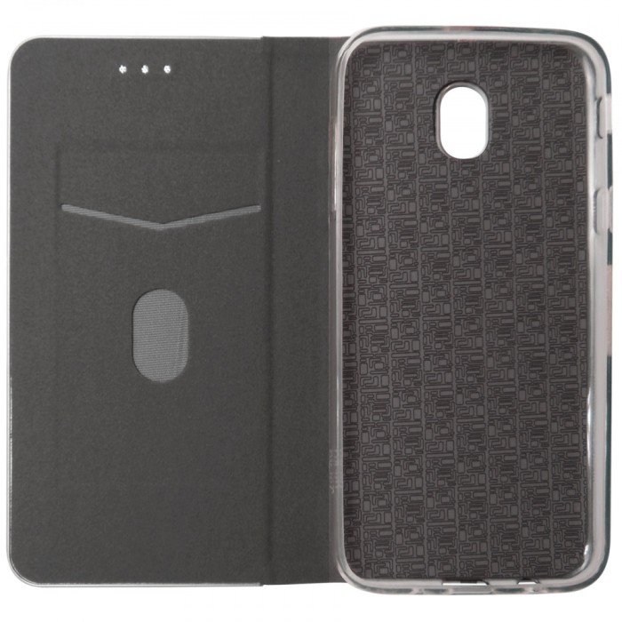 Husa tip carte cu stand Forcell Luna Book aurie pentru Samsung Galaxy J5 2017