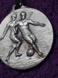 Medalie/distintie Sportiva Argintie 1966,FOTBAL/FOTBALISTI-cu lauri,2,9 cm diam