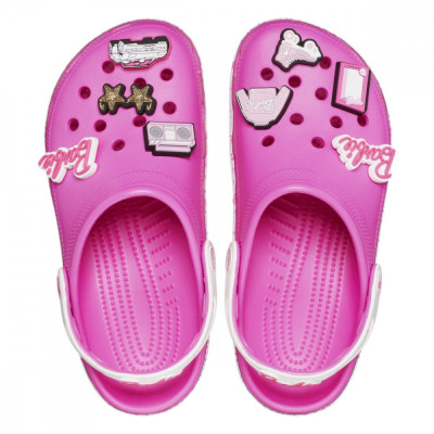 Saboti Crocs Classic Barbie Clog Roz - Electric Pink foto