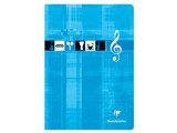 Caiet muzica A4 capsat, 24 file, 10 portative, Metric, Clairefontaine