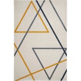 Cumpara ieftin Covor Premium Belgian Model Cancun 18624-261, Marime 120 x 170 cm, Crem, Inaltime Fir 7 mm, Antialergic, Polipropilena, Living, Dormitor, Sufragerie,