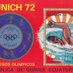 Eq. Guinea 1972 Sport, perf. sheet, used I.017